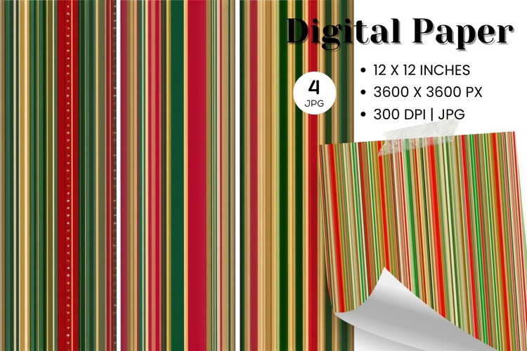 Stripe Pattern Background Gift Wrap Wallpaper Digital Paper