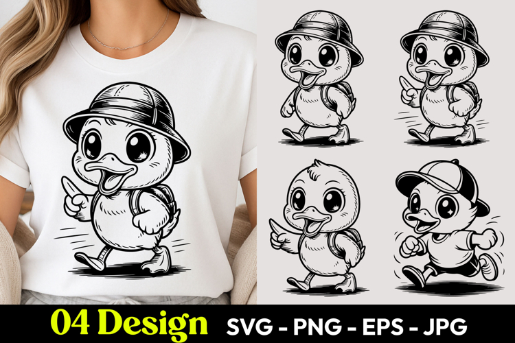 Baby Chick Explorer SVG PNG