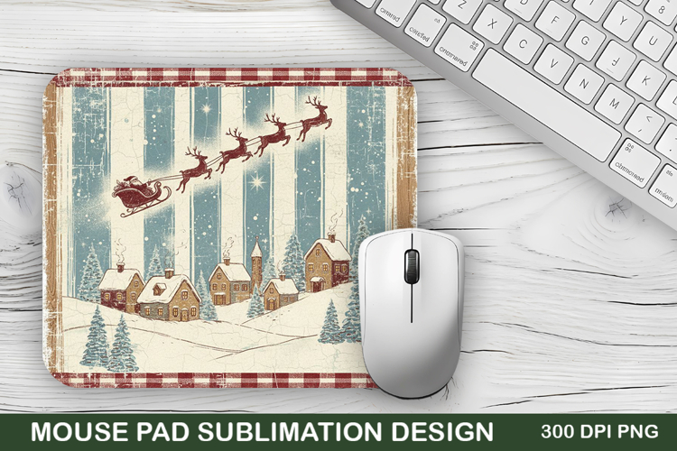 Christmas Mouse Pad Sublimation - Christmas Design
