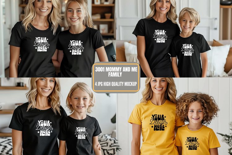 3001 Mommy and Me Family Mockup, Mommy And Me example image 1
