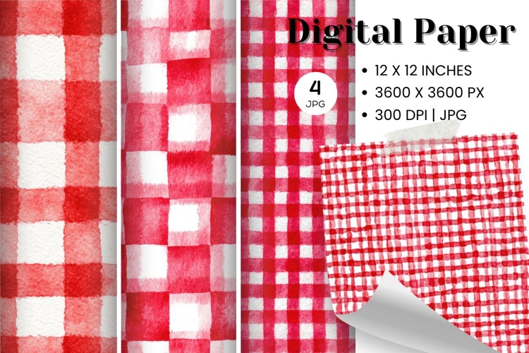 Buffalo Plaid Background Wallpaper Digital Paper_34