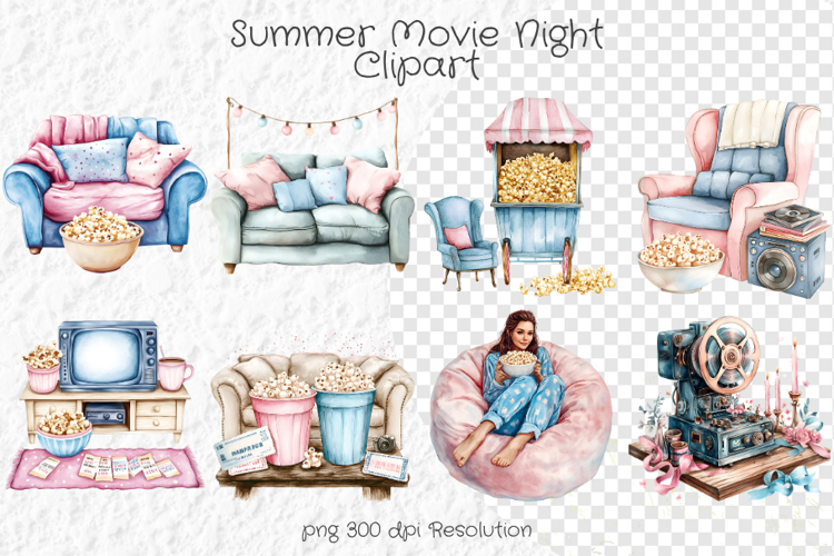 Movie Night Clipart Image 3