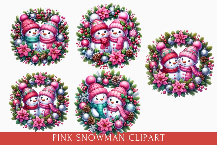 Cute Snowman Clipart Image 21