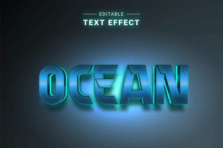 Editable Text Effect for Illustrator. Vector Graphic styles