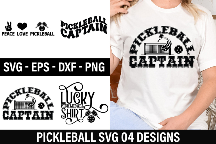 Pickleball SVG Design - Lucky Pickleball Shirt