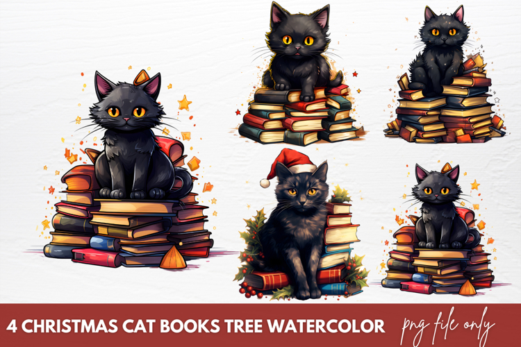 Watercolor Book Clipart Image 19