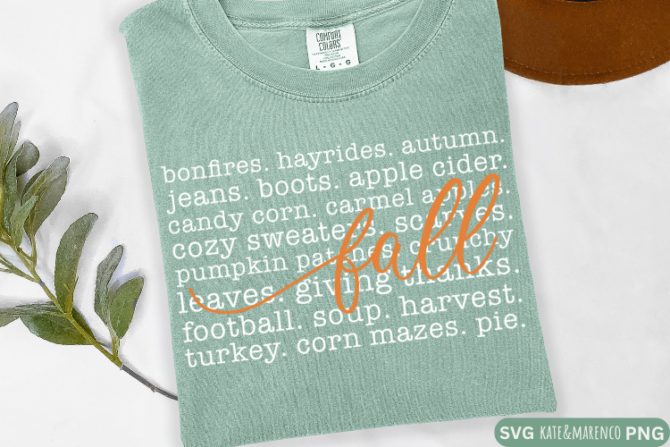 Fall SVG | Autumn Word Art SVG | Pumpkins SVG PNG