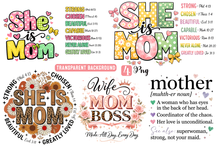 Mother's Day Sublimation Designs Image 5