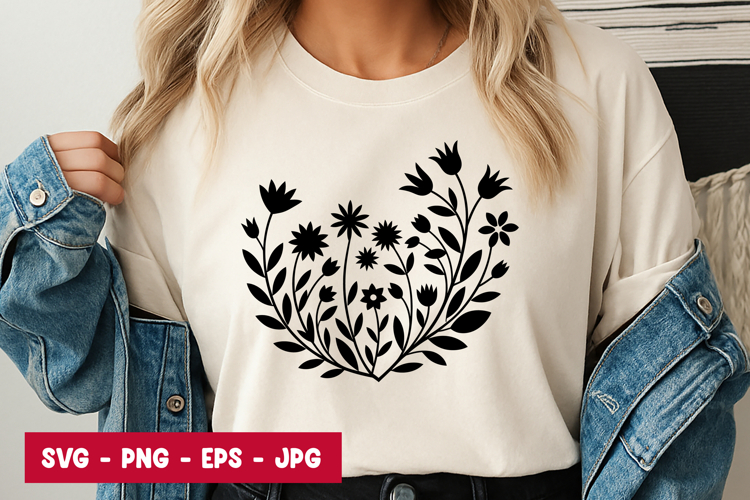 Wildflower Bouquet SVG PNG
