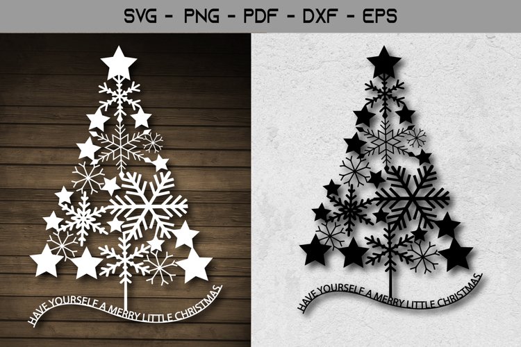 Have Yourself a Merry Little Christmas - Christmas Papercut