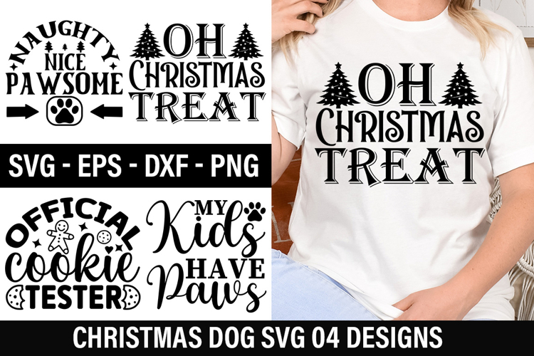 Christmas Dog SVG Design - He s making a list i ve eaten it