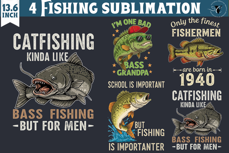 Fishing sublimation design | Fishing | Fishing lover gift