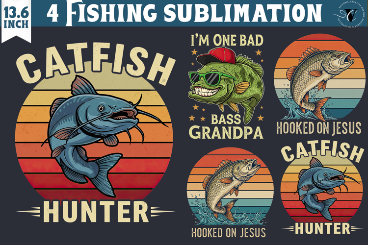 Fishing sublimation design | Fishing | Fishing lover gift