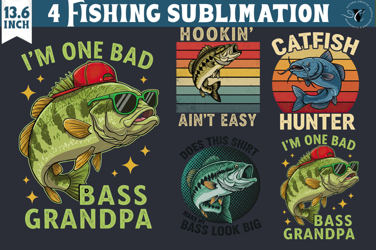 Fishing sublimation design | Fishing | Fishing lover gift