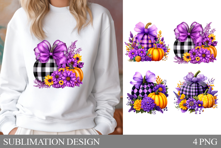Fall Pumpkin T-Shirt Design. Fall Pumpkin Sublimation
