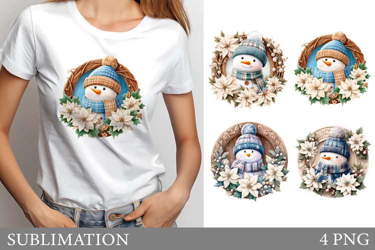 Snowman Sublimation. Snowman T-Shirt Sublimation