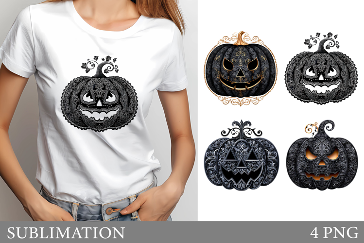 Halloween Pumpkin T-Shirt. Halloween Pumpkin Sublimation