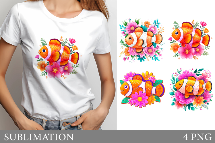 Cute Fish T-Shirt Design. Cute Fish Sublimation