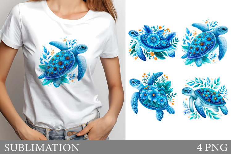 Sea Turtle T-Shirt Design. Sea Turtle Sublimation