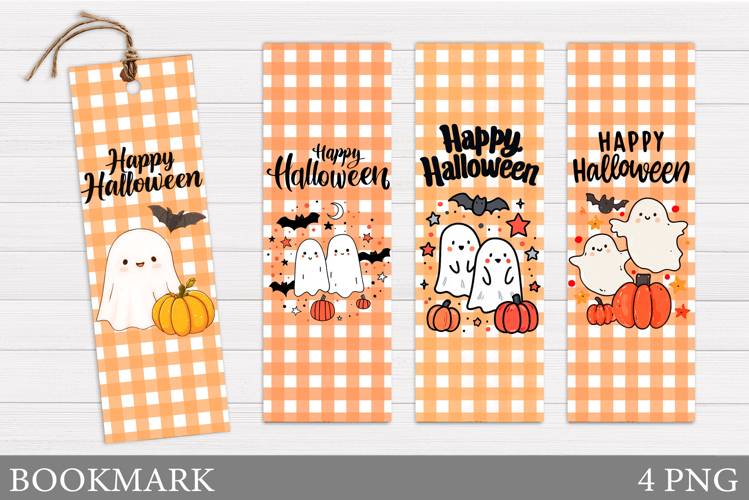 Halloween Bookmark Design. Halloween Ghost Bookmark