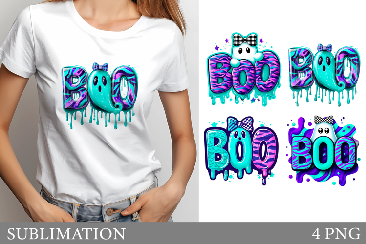 Boo T-Shirt Design. Boo Sublimation