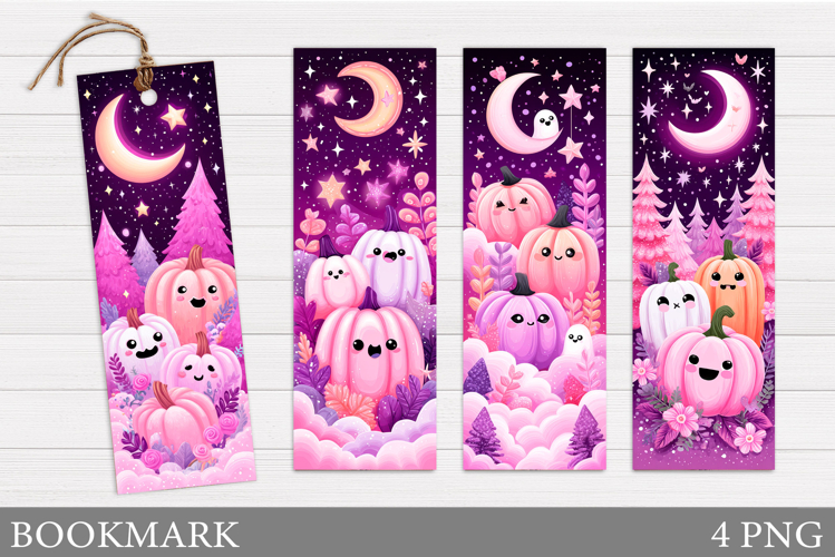 Halloween Pumpkin Bookmark. Halloween Bookmark Printable