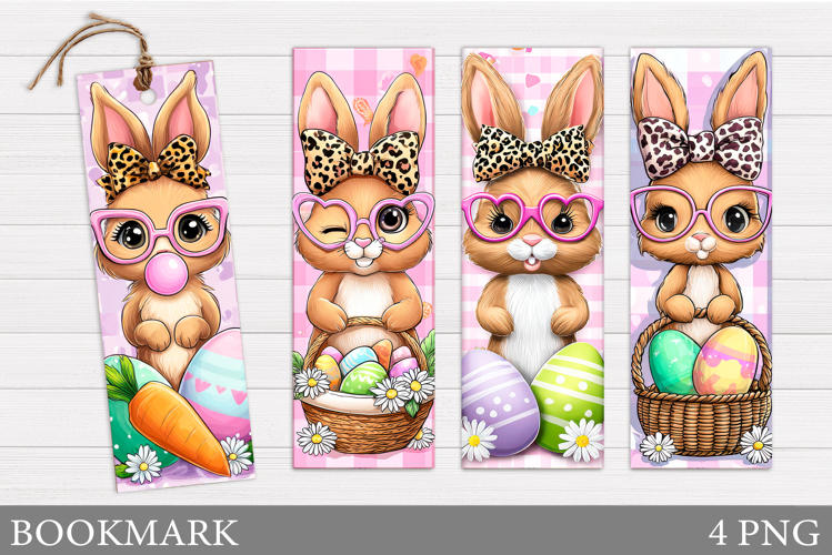 Easter Bunny Bookmark Design. Easter Bookmark Printable