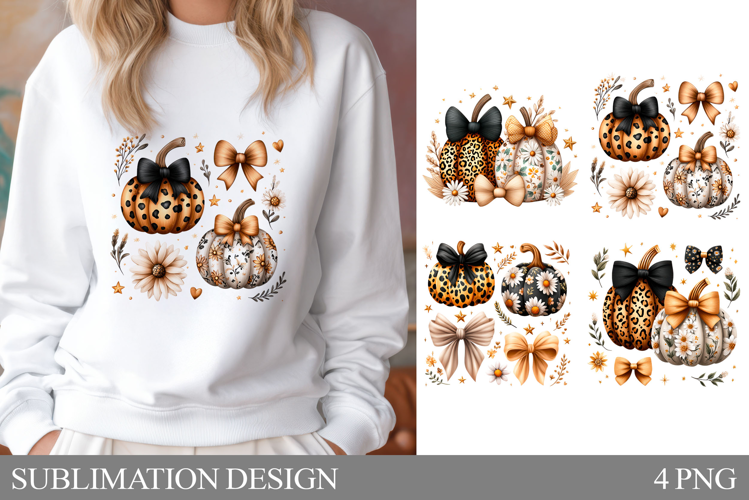 Fall Pumpkin T-Shirt Design. Fall Pumpkin Sublimation