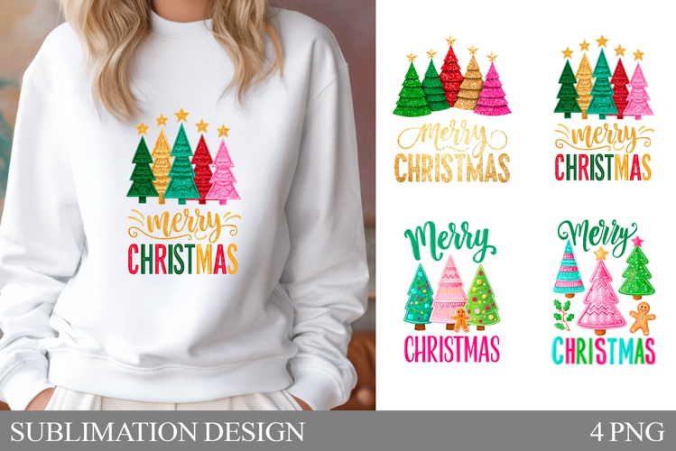 Merry Christmas T-Shirt. Christmas Sublimation