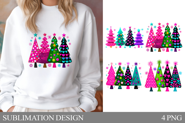 Christmas Tree T-Shirt. Christmas Tree Sublimation