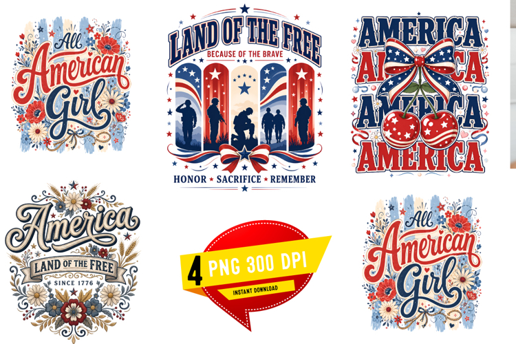 Patriotic Sublimation Design Image 23