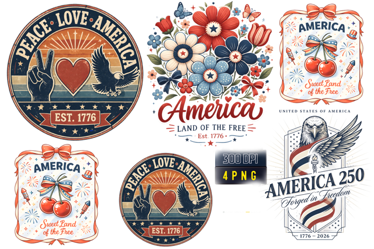 Patriotic Sublimation Design Image 20