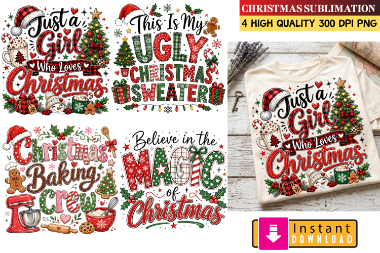 Christmas Sublimation Designs,Christmas Png,Christmas Design