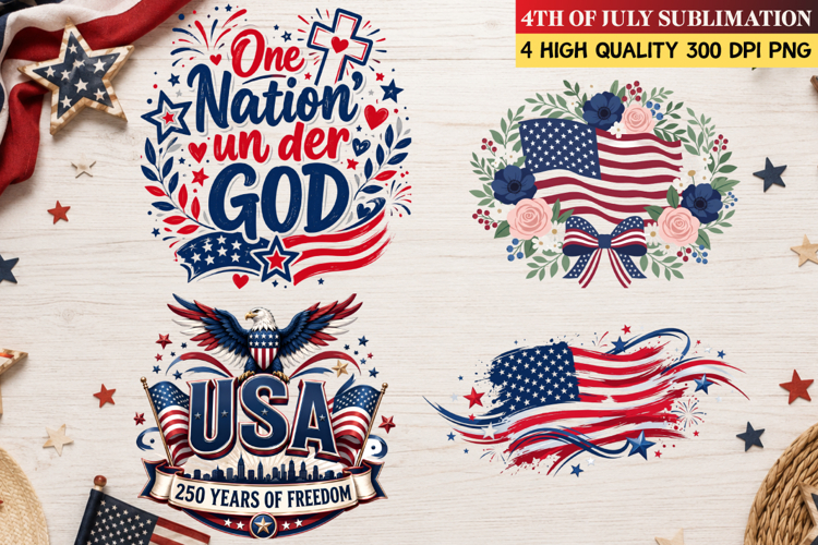 American Sublimation Designs,4th of july Sublimation