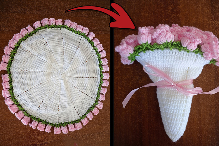 Bellflower Bouquet Blanket Crochet Pattern