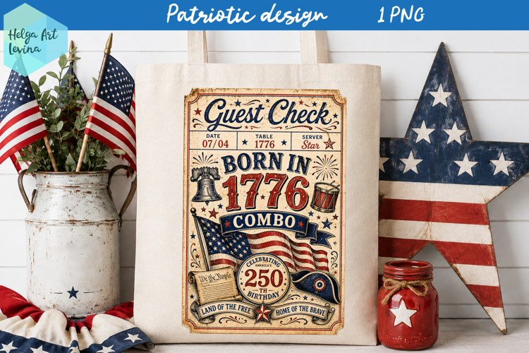 USA 250 years, 4th of july Sublimation PNG