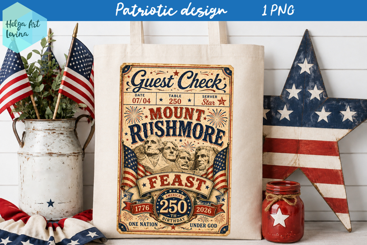 USA 250 years, 4th of july Sublimation PNG