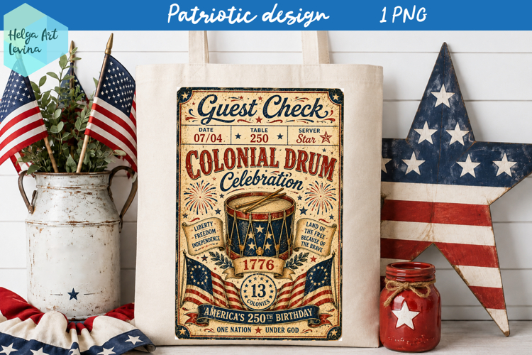 USA 250 years, 4th of july Sublimation PNG
