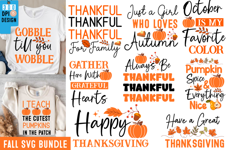 Fall SVG Bundle,Autumn SVG Bundle,Thanksgiving SVG Bundle