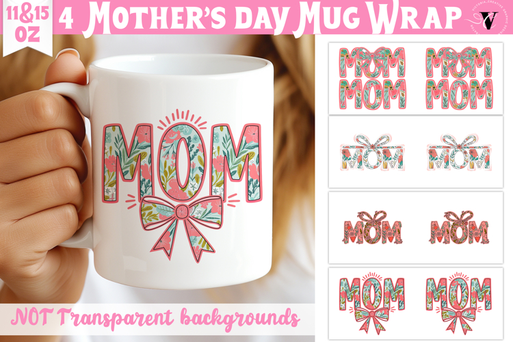 Mug wrap | Mothers day mug | Mom sublimation