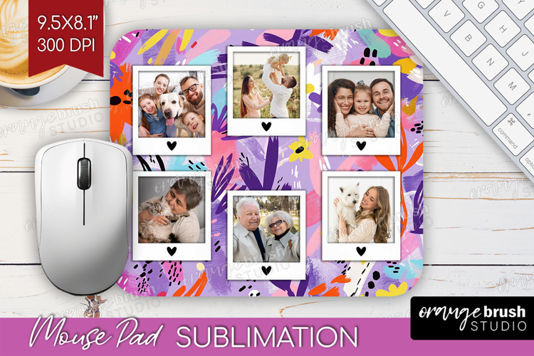 Brush Stroke Photo Mouse Pad PNG - Abstract Texture Picture