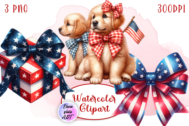 American Flag Clipart Image 5