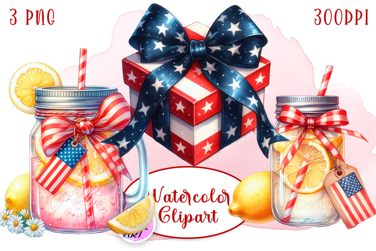 American Flag Clipart Image 7
