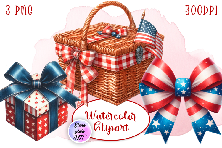 American Flag Clipart Image 14
