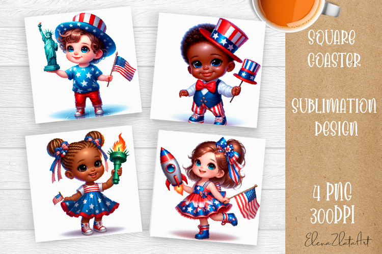 American Flag Sublimation Image 4