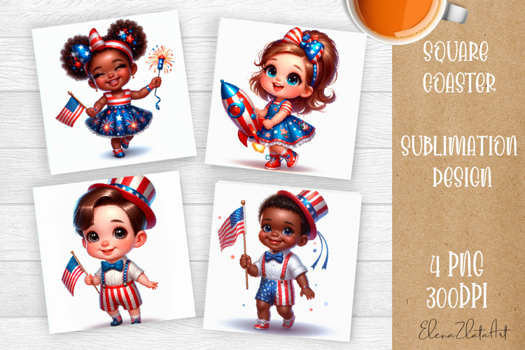 American Flag Sublimation Image 3