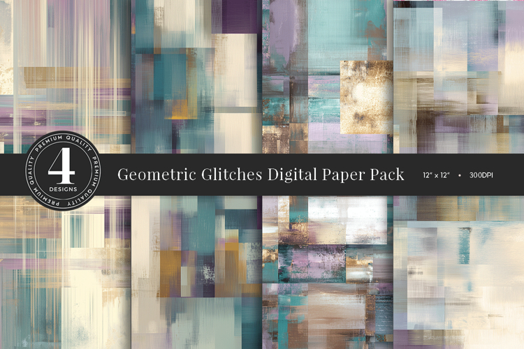 Modern Neutral Abstract Digital Paper Pack