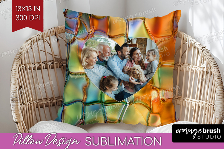 Gem Texture Photo Pillow PNG - Gemstone Picture Frame Pillow