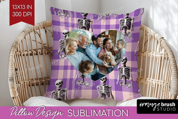 Halloween Photo Pillow PNG - Spooky Picture Frame Pillow