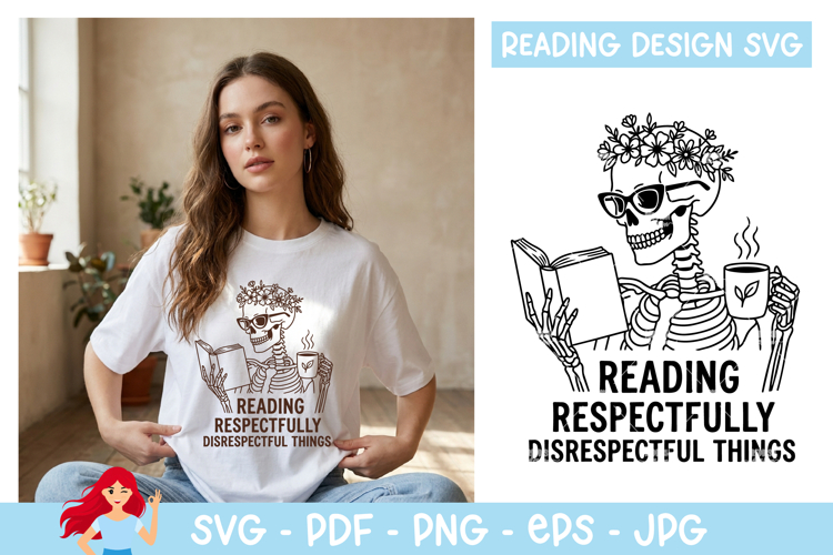 Reading respectfully disrespectful things SVG, Reading SVG
